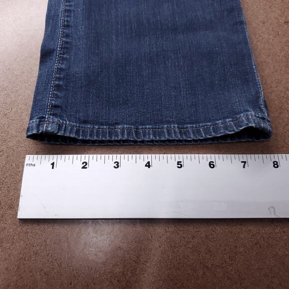 AG Jeans Women 28R Blue Angelina Petite Boot Stretch Y2K Western Cowgirl Chic - Picture 8 of 11